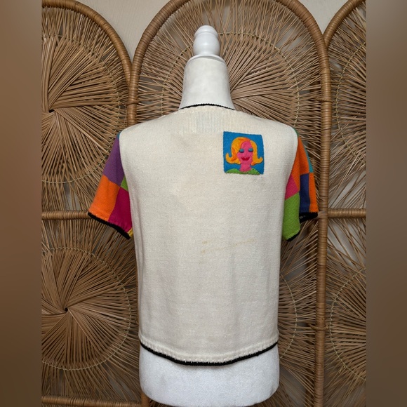Vintage Michael Simon Pop Art Cardigan - Picture 7 of 7
